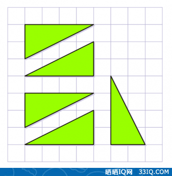 下图5个一模一样的三角形如何拼成一个正方形可以分解其中一个
