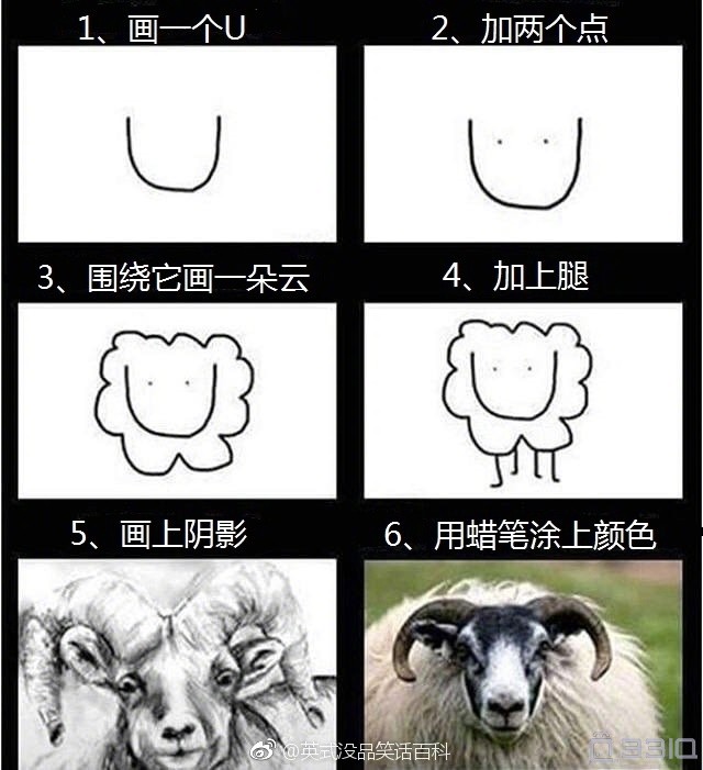画一只羊,画一只猴子,画一头牛_文秘苑图库